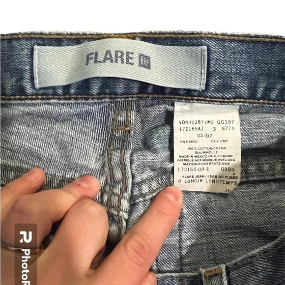 Vintage 2007 Gap Flare jeans in 6 long - Picture 4 of 6